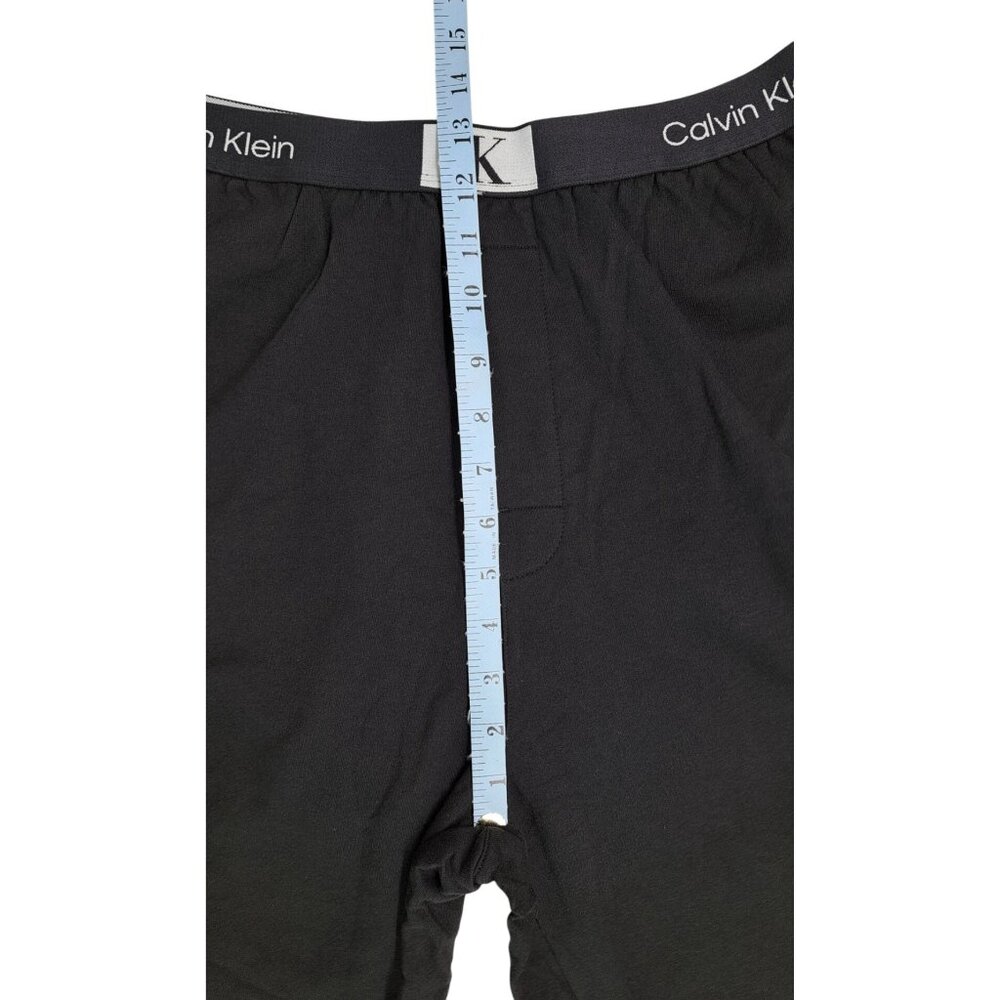 Calvin Klein Black Sleepwear Pants Women Medium Joggers Lounge New QS6943-001 - Picture 7 of 8